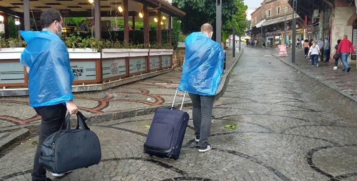 Edirne’de şiddetli yağış