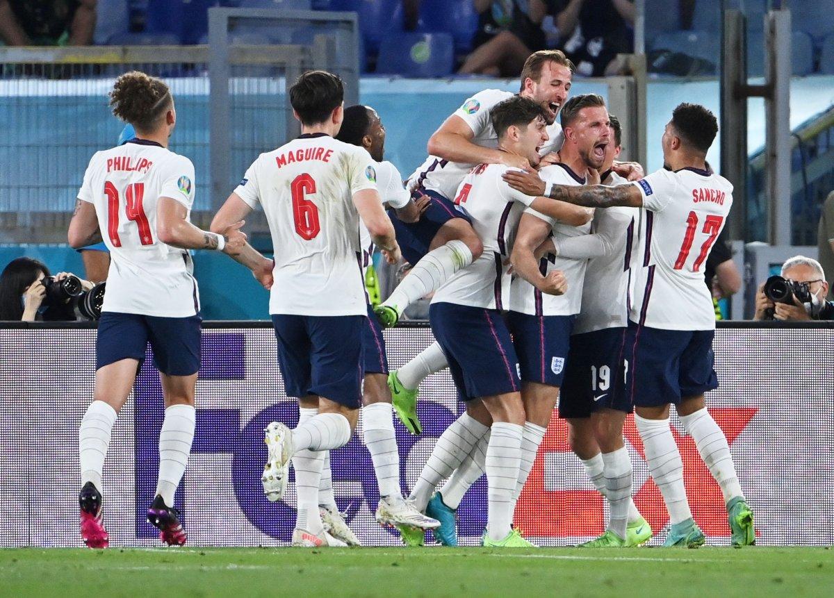 EURO 2020'de Ukrayna'yı eleyen İngiltere yarı finalde