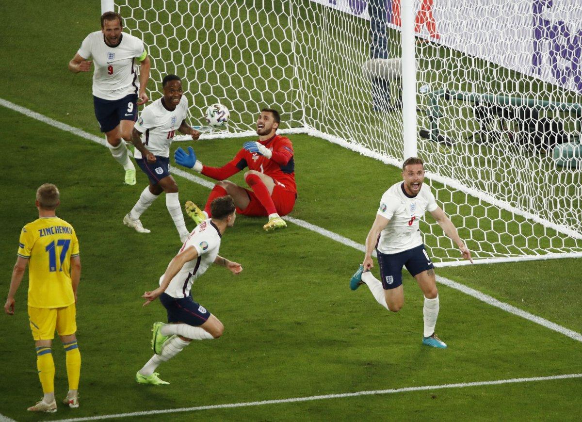 EURO 2020'de Ukrayna'yı eleyen İngiltere yarı finalde