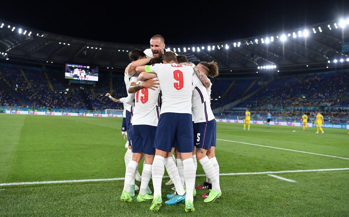 EURO 2020'de Ukrayna'yı eleyen İngiltere yarı finalde