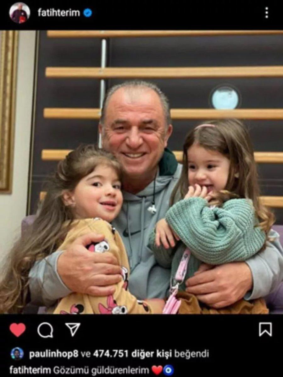 Paulinho, Fatih Terim'in fotoğraflarını beğendi