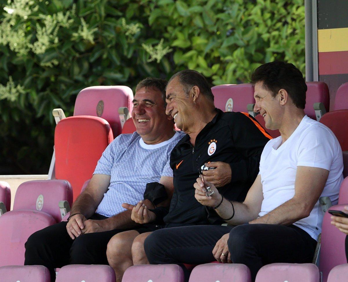 Hagi ve Popescu, Fatih Terim'i ziyaret etti