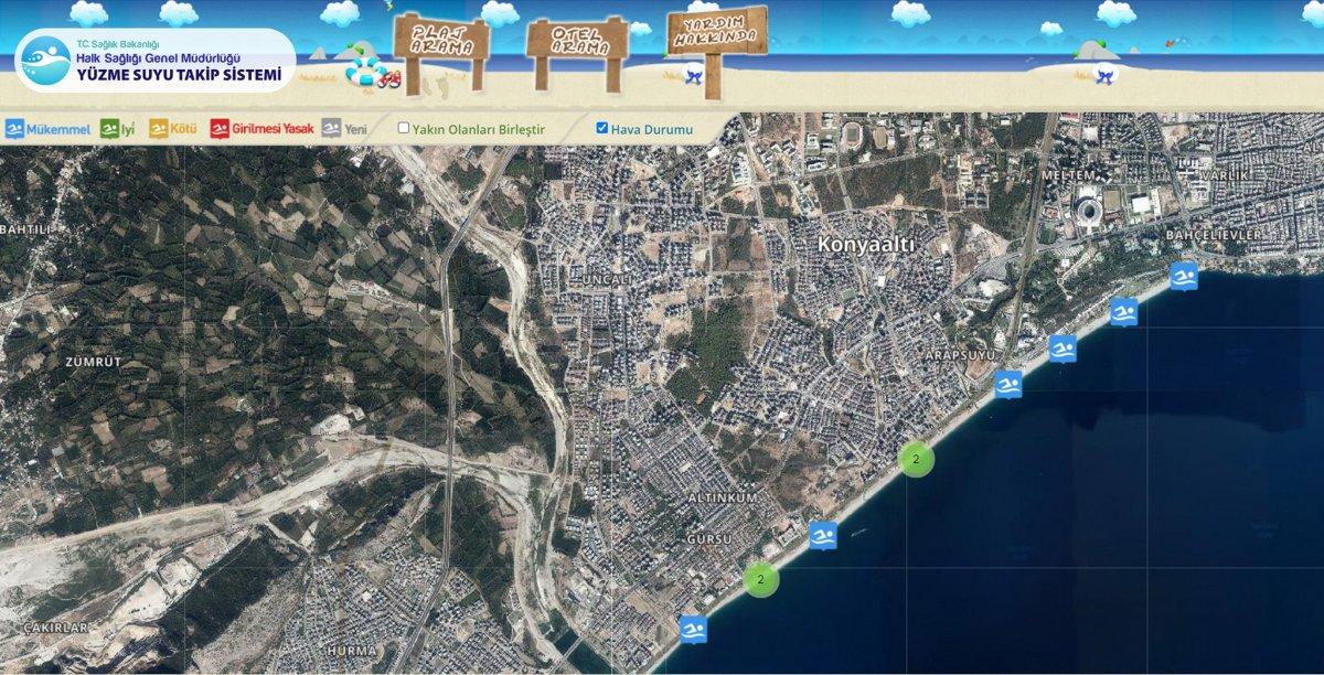 Su kalitesi ölçümlerinde Antalya'nın sahilleri liste birincisi