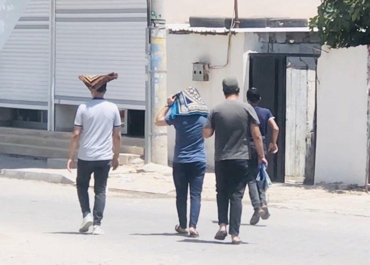 Şanlıurfa'da sıcaktan bunalan vatandaşlardan şaşırtan manzaralar