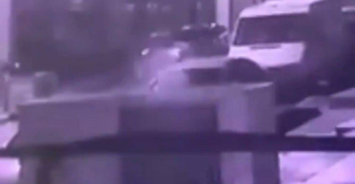 Maltepe’de çalıntı motosiklet ile bekçiye çarptı