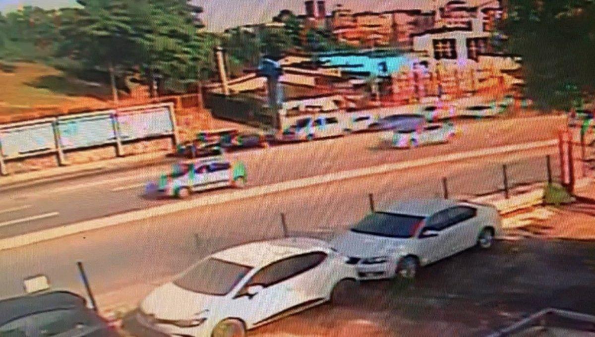 Kağıthane’de düğün konvoyu ile polis arasında kovalamaca