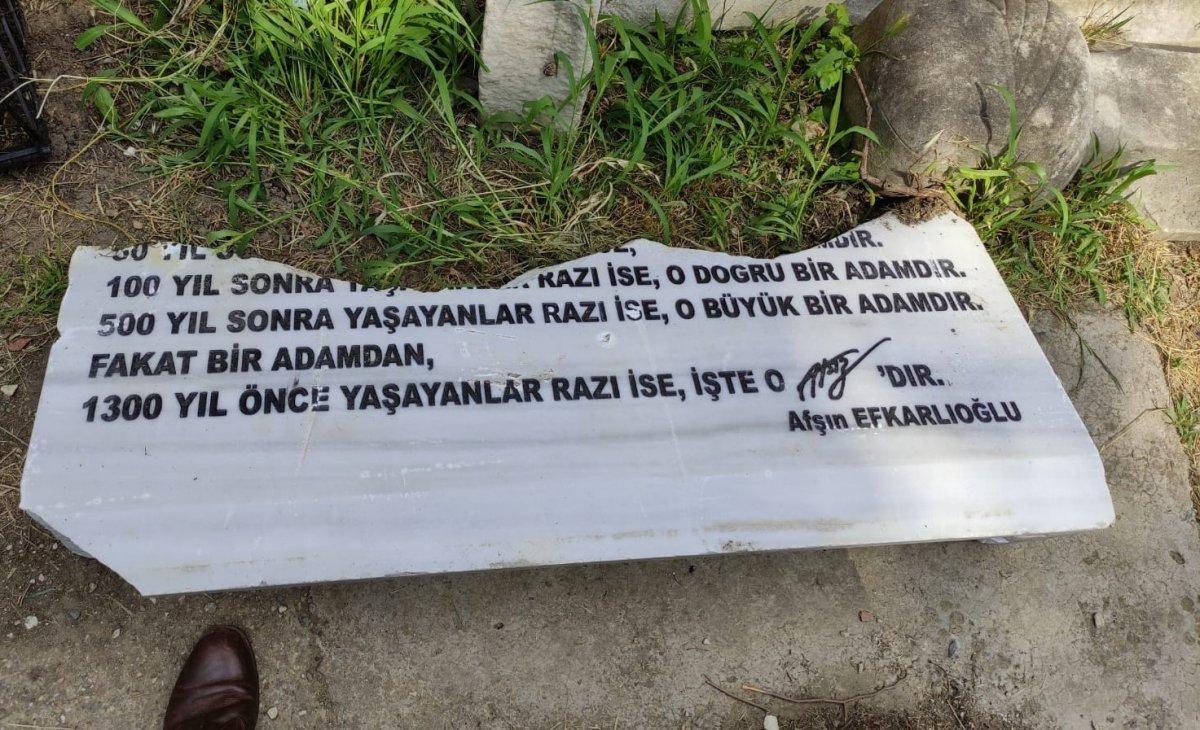 Hüseyin Nihal Atsız’ın mezarına saldırı