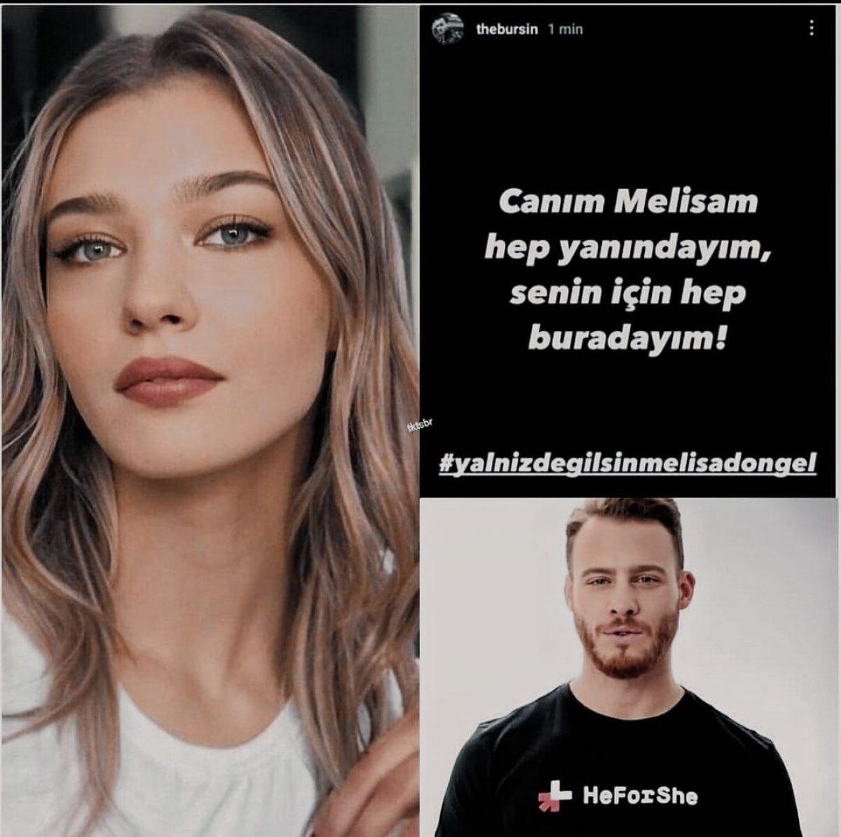 Melisa Döngel'e destek mesajları