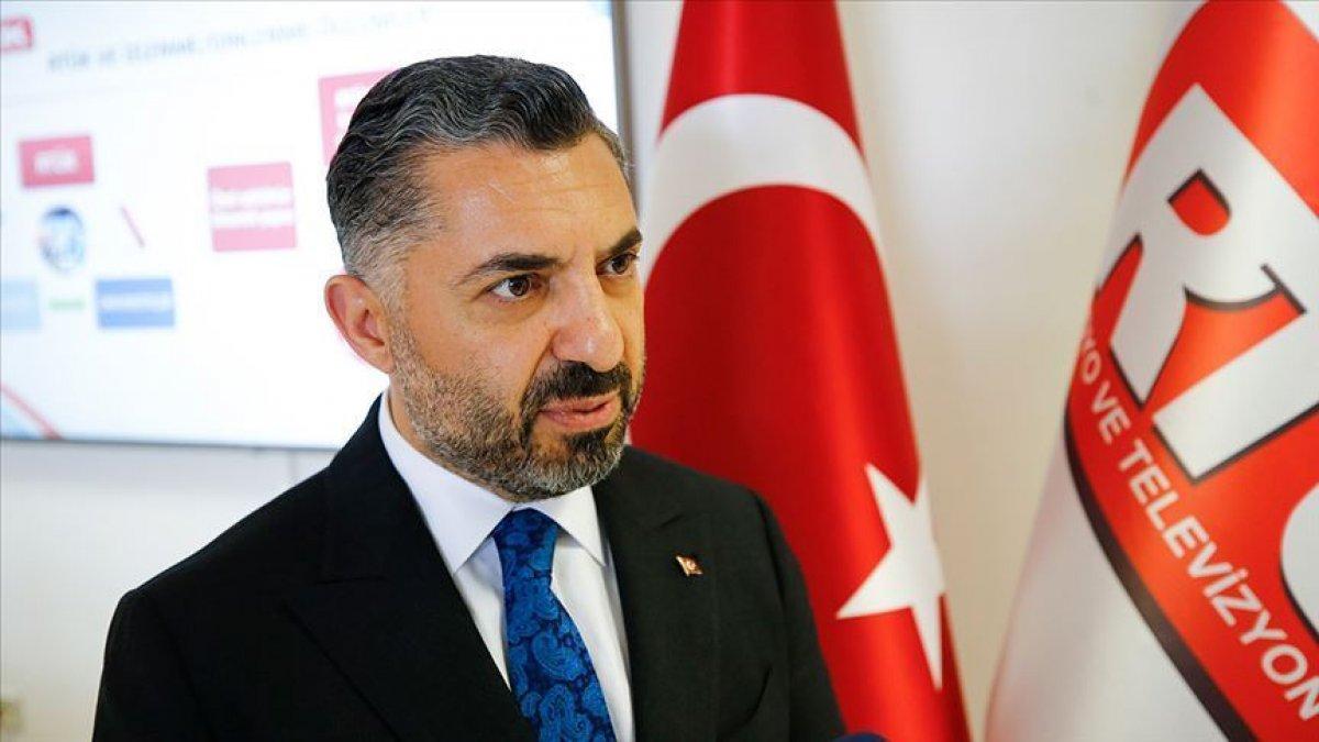Ebubekir Şahin'den İlhan Taşçı'ya RTÜK tepkisi