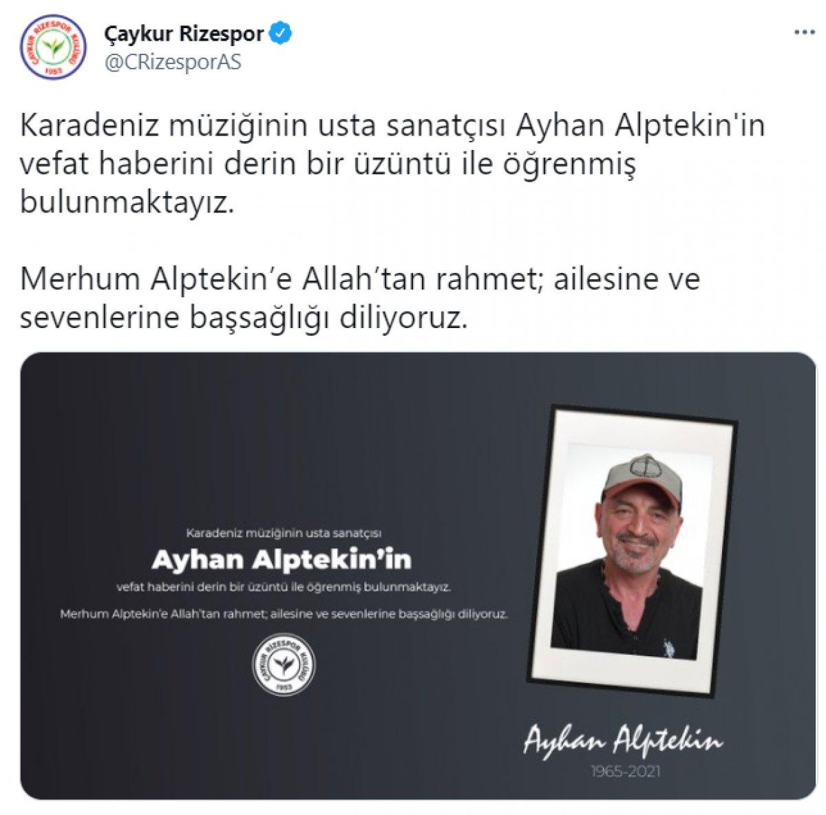 Ayhan Alptekin hayatını kaybetti