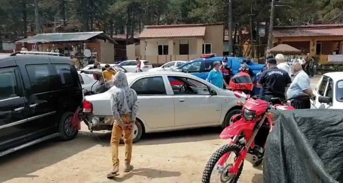 Osmaniye’de karşıya geçerken ezilmekten son anda kurtuldu