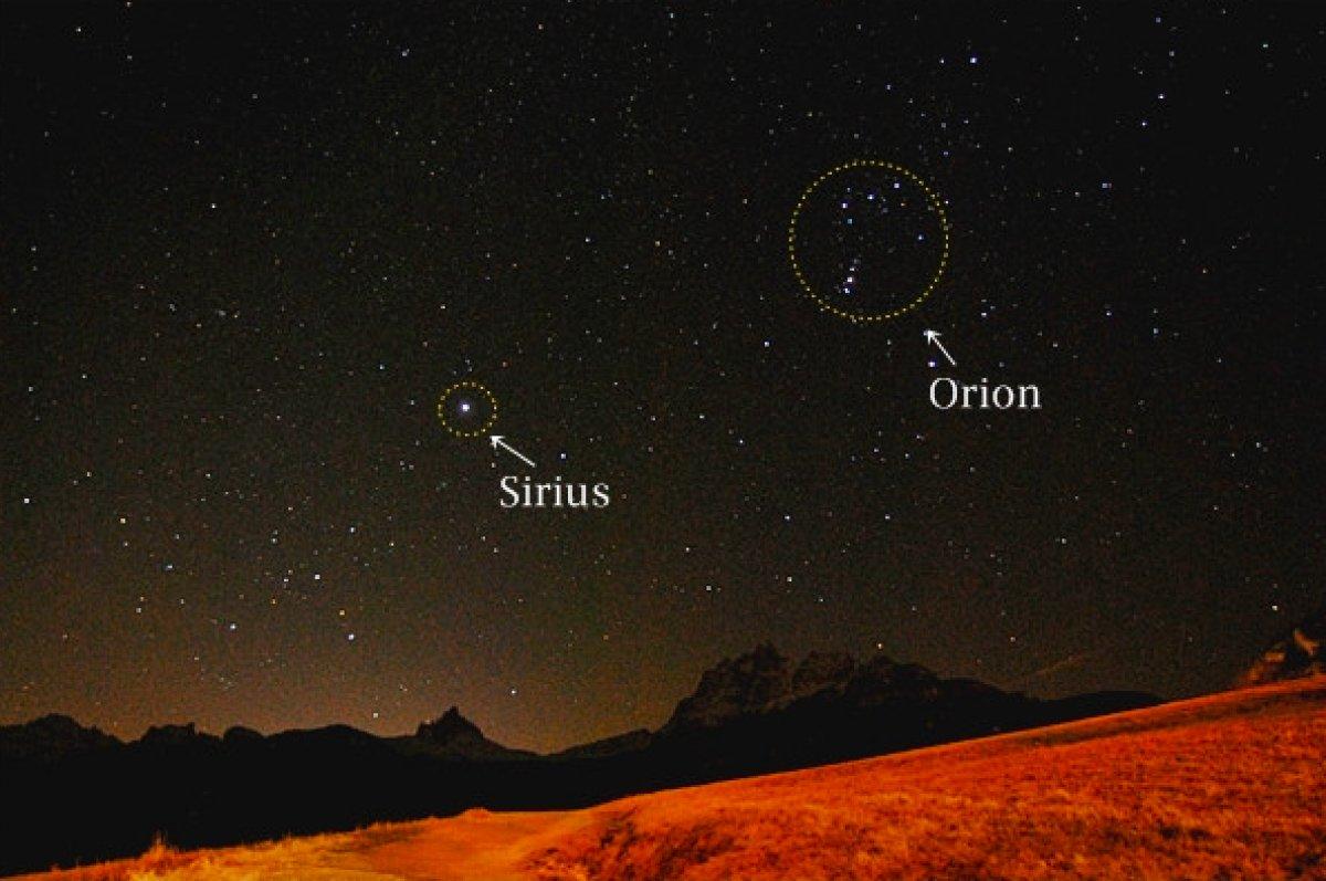 Gökyüzünün en parlak yıldızı Sirius, Güneş ile kavuşuyor