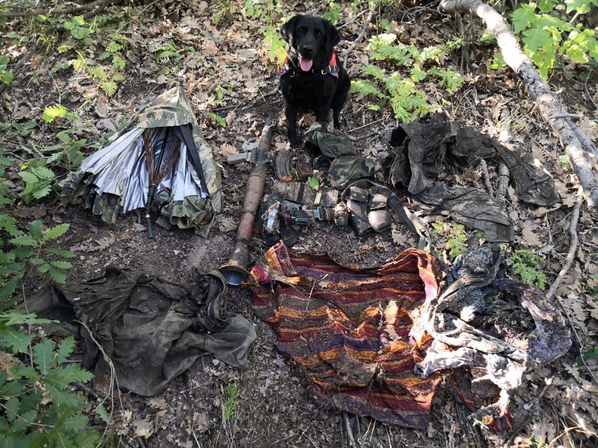 Tunceli’de PKK mensuplarına ait mühimmat ele geçirildi