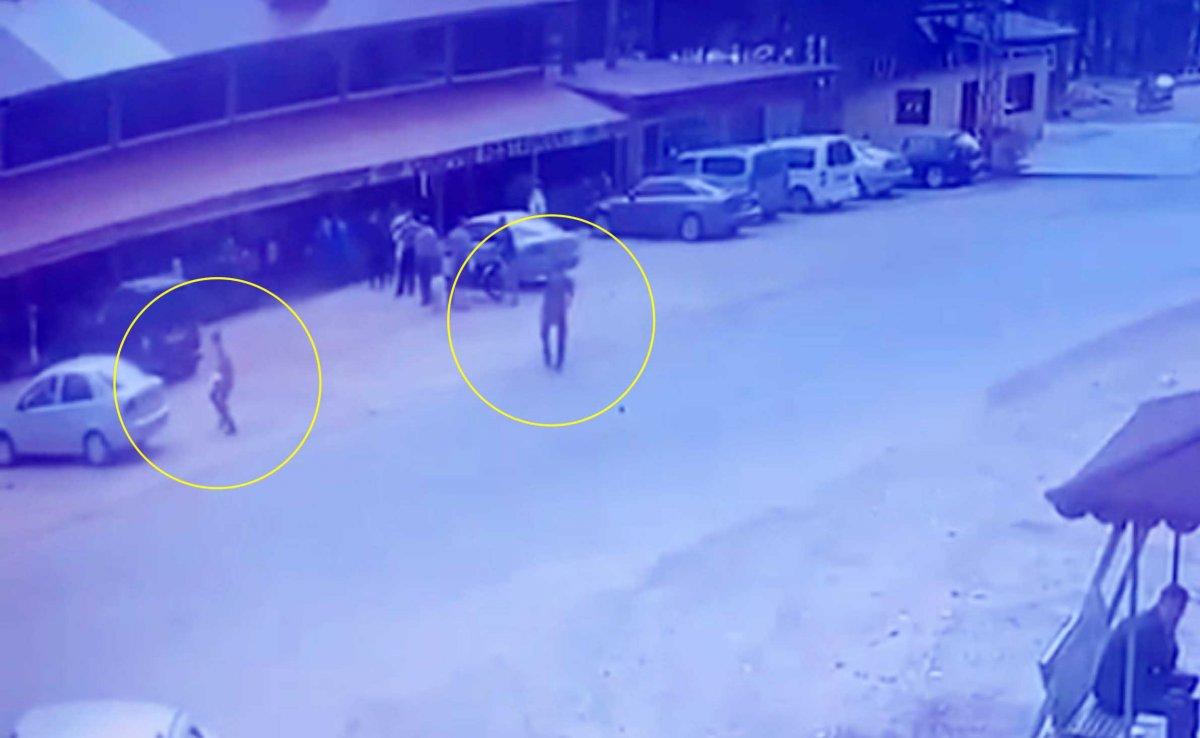 Osmaniye’de karşıya geçerken ezilmekten son anda kurtuldu