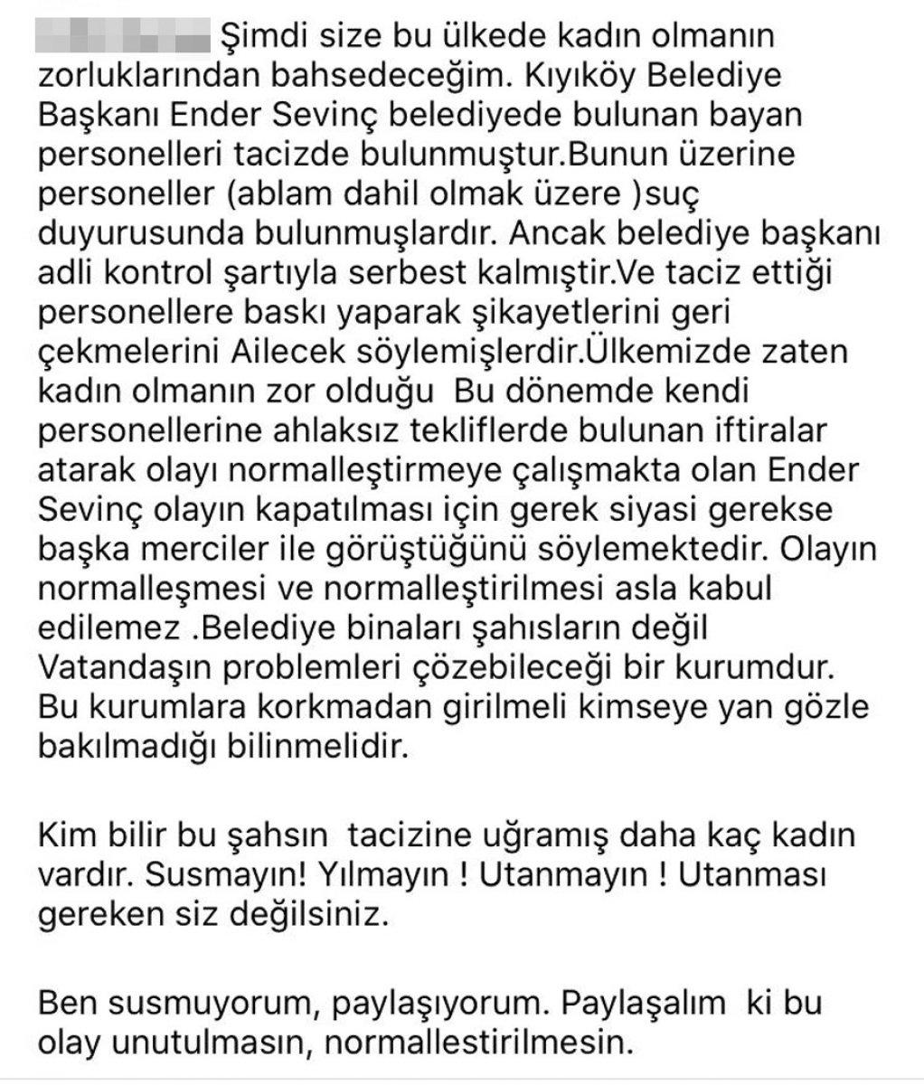 CHP'de bir taciz skandalı da Kırklareli'nden