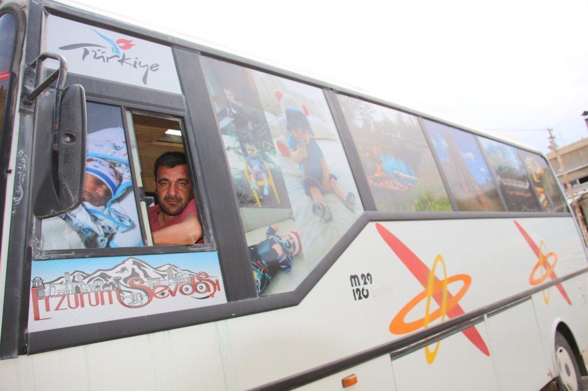 Eski otobüsü karavan yaptı