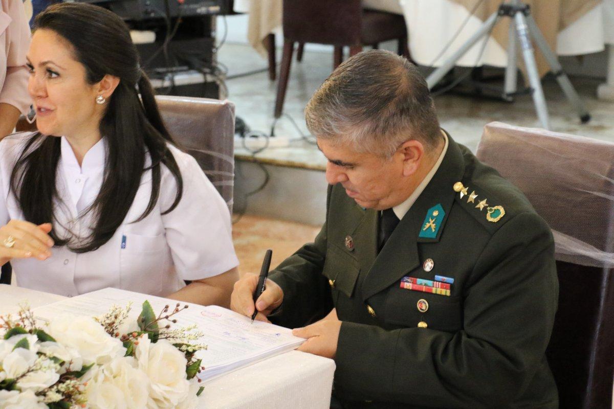 Pençe-Şimşek Harekatı gazisi, tedavi gördüğü hastanede evlendi