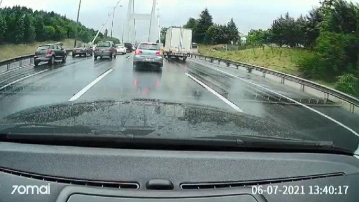 FSM Köprüsü'nde zincirleme kaza