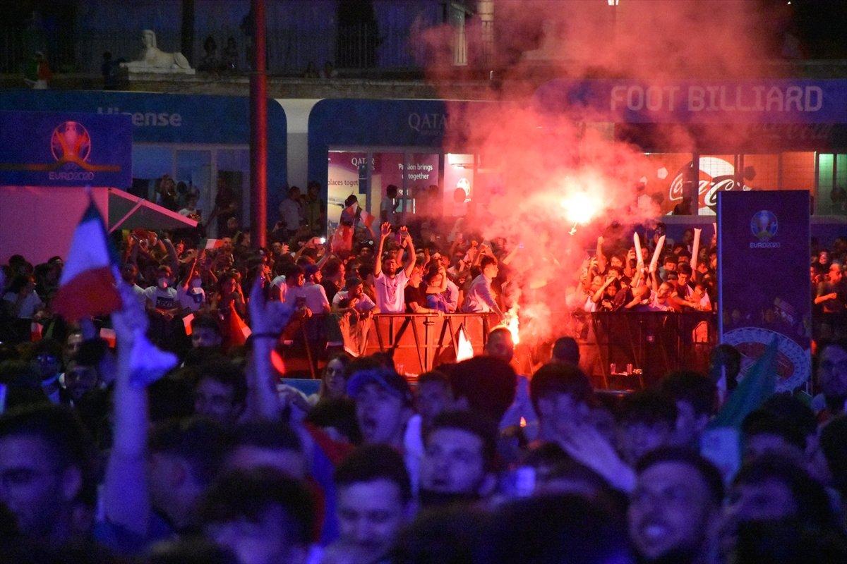 Roma'da İtalyanların final coşkusu