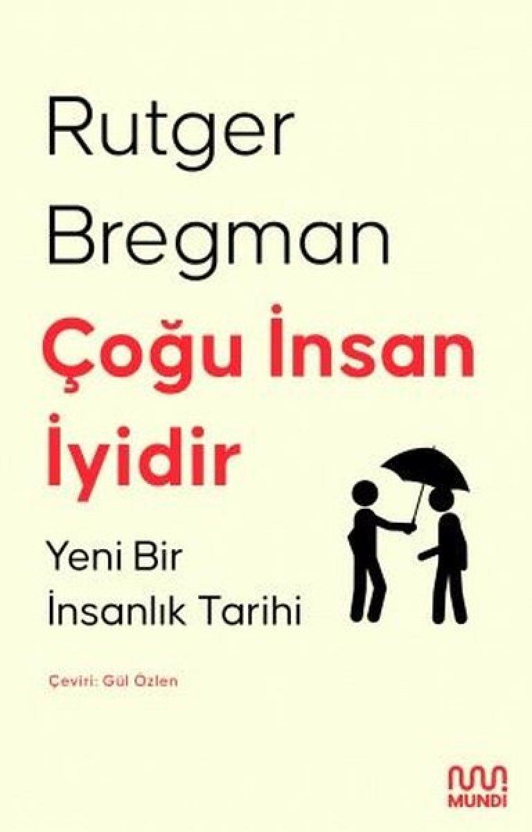 Yazar Rutger Bregman'ın Çoğu İnsan İyidir kitabı