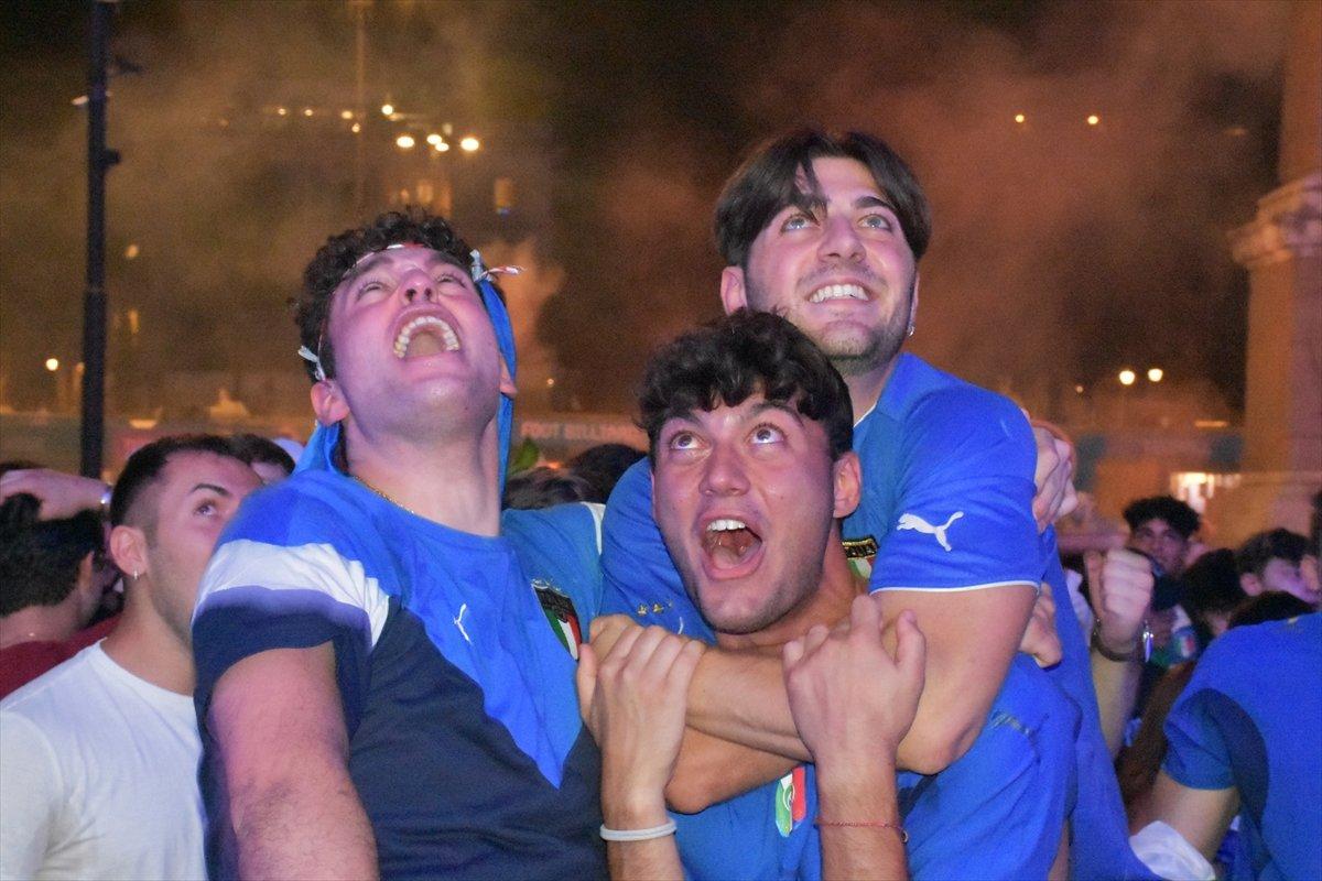 Roma'da İtalyanların final coşkusu