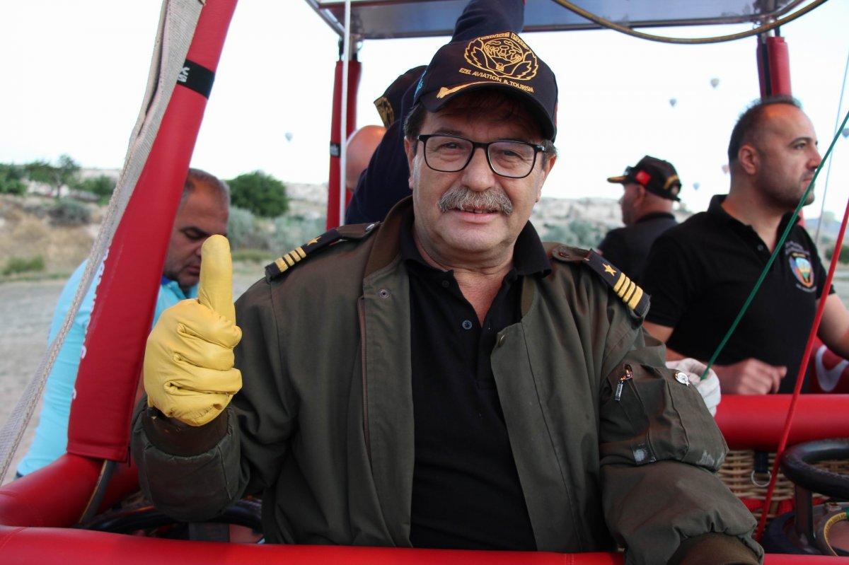 Türkiye'nin kalbi balon oldu Kapadokya’da uçtu