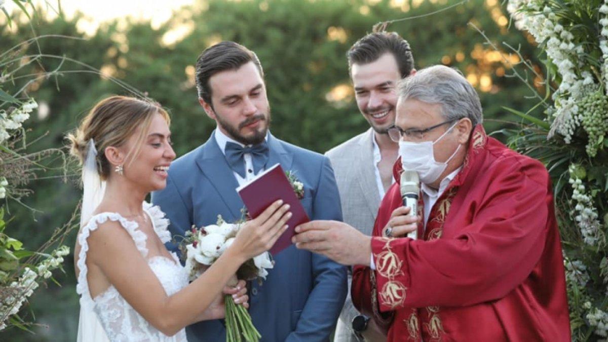 İsmail Ege Şaşmaz ile Hande Ünal evlendi