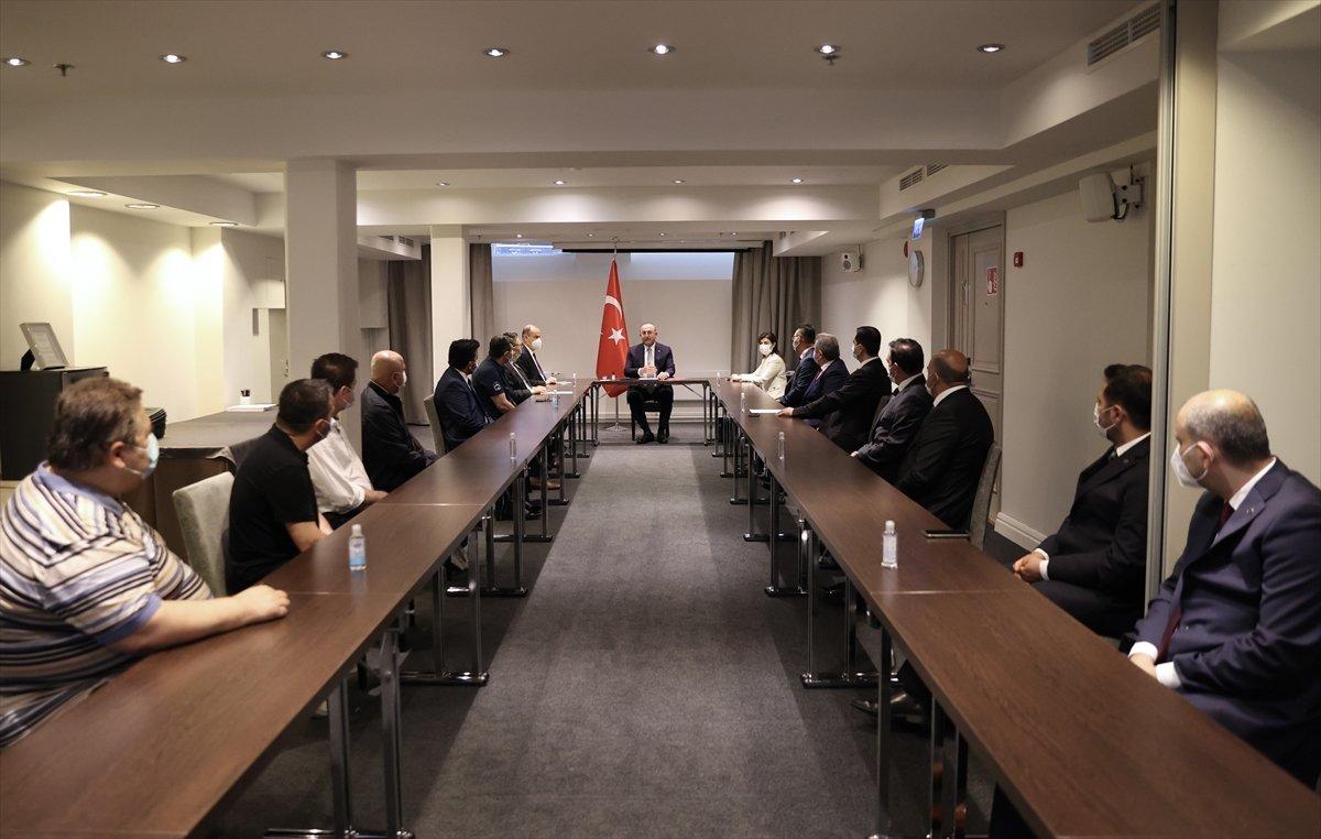 Mevlüt Çavuşoğlu'nun Finlandiya temasları