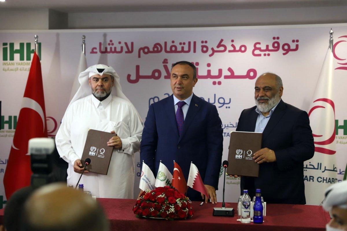 İHH, Suriye'de El Emel Kenti'nin temellerini attı