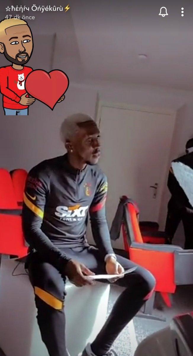 Onyekuru Galatasaray'a veda etti