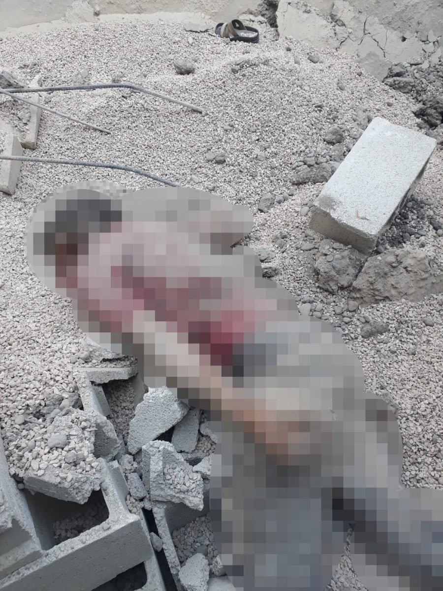 Gaziantep’de işçinin üzerine tavan çöktü