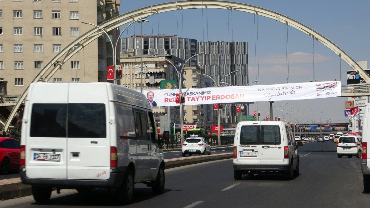 Diyarbakır Cumhurbaşkanı'nı karşılamaya hazır