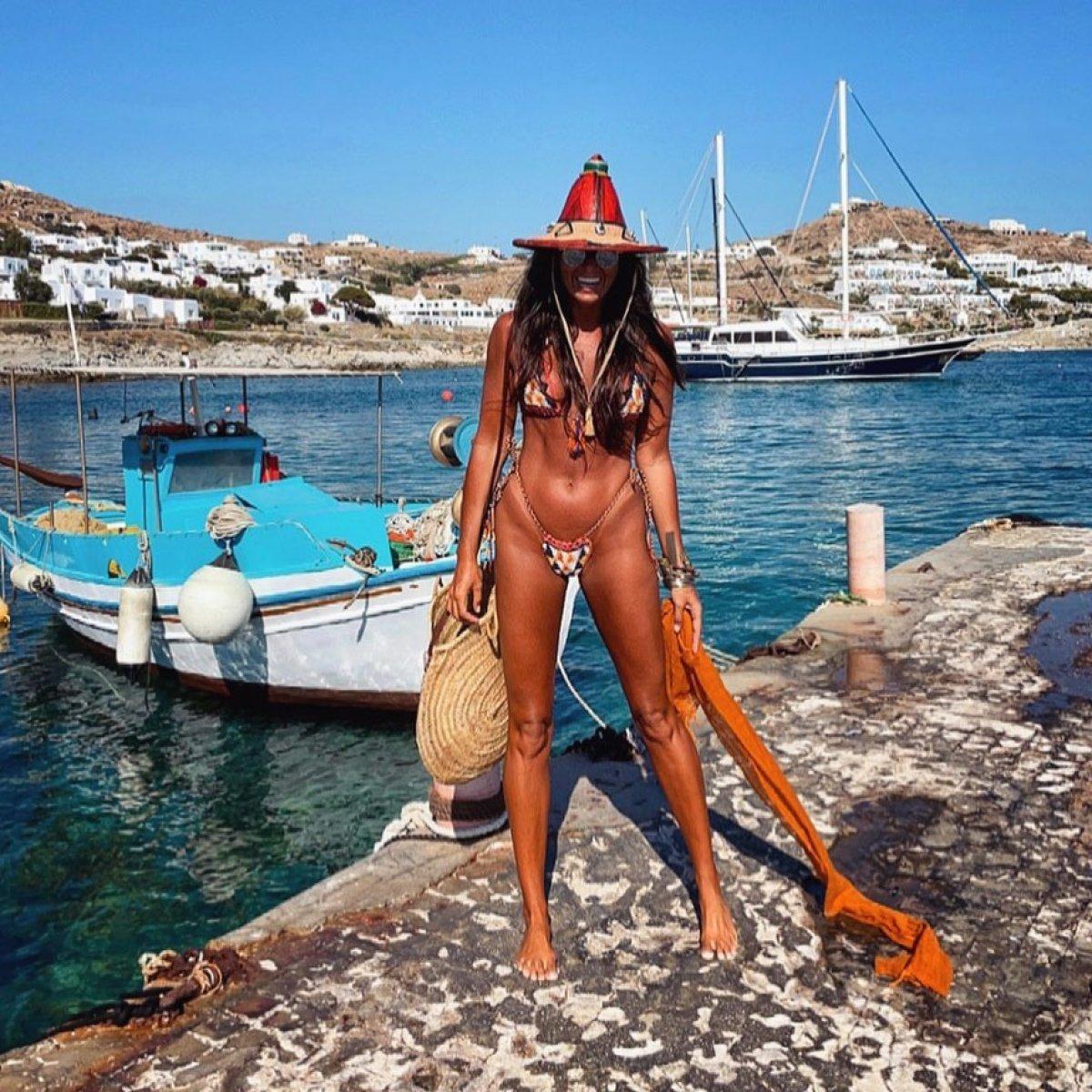 Eda Taşpınar, Mykonos'a kavuştu