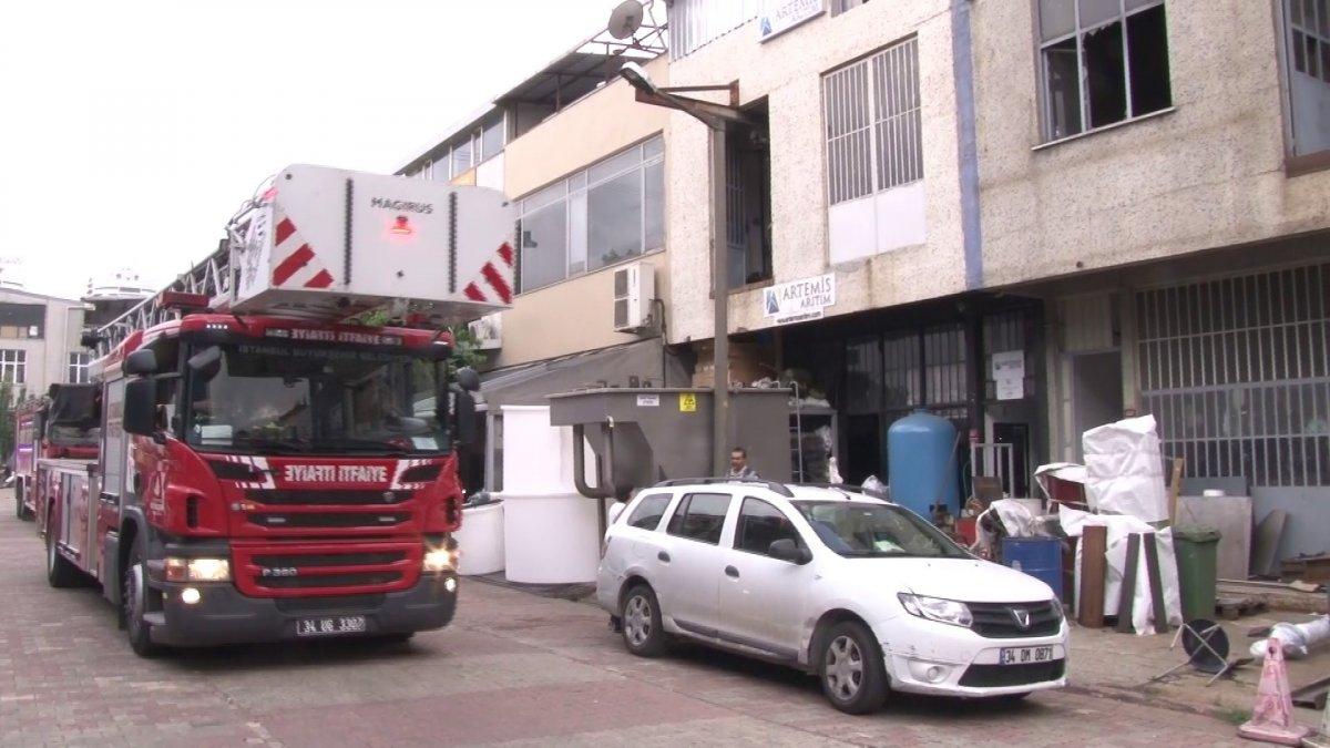 Başakşehir’deki Demirciler Sanayi sitesinde tüp patladı
