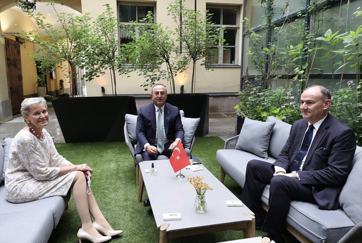 Mevlüt Çavuşoğlu'nun Finlandiya temasları