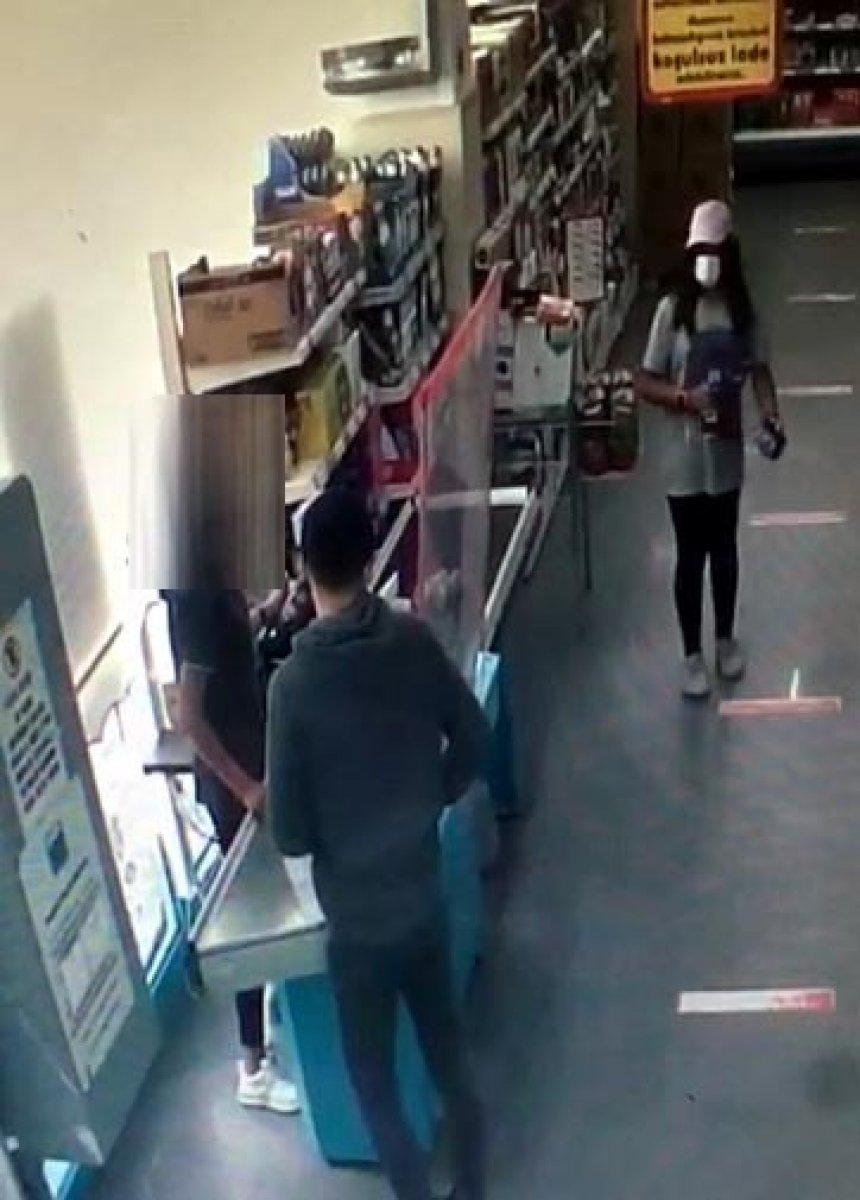 Nevşehir’de havalı tabanca ile markette soygun girişimi kamerada