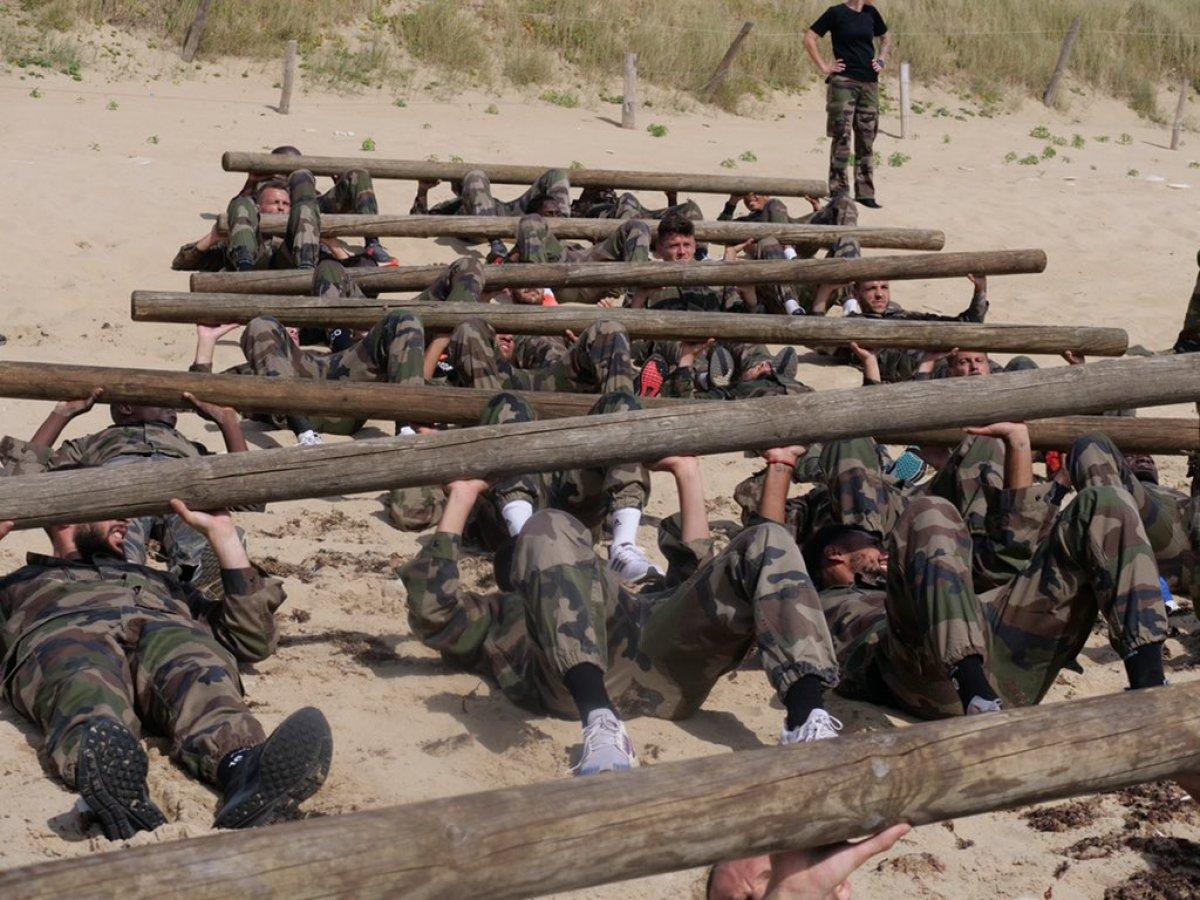 Fransa ekibi Angers'a komando eğitimi