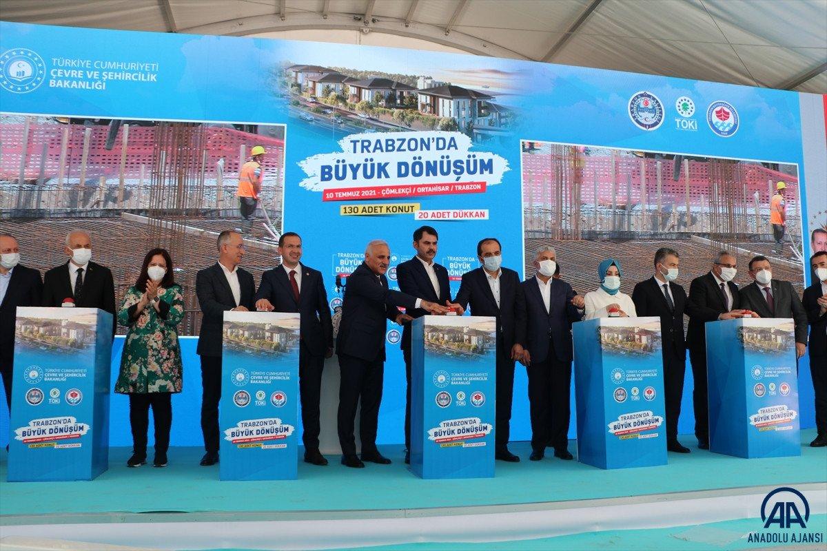 Murat Kurum'dan Trabzon'a kentsel dönüşüm müjdesi