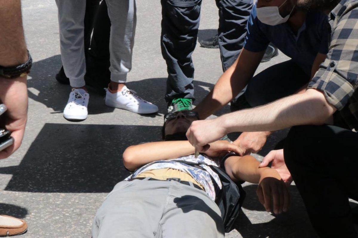 Kırıkkale’de kurye 8 yaşındaki çocuğa çarptı