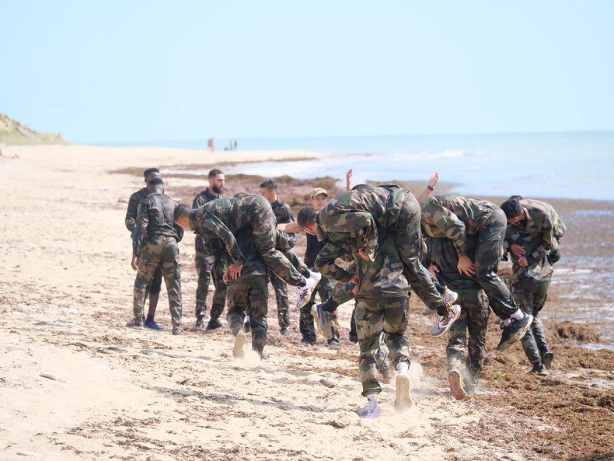 Fransa ekibi Angers'a komando eğitimi