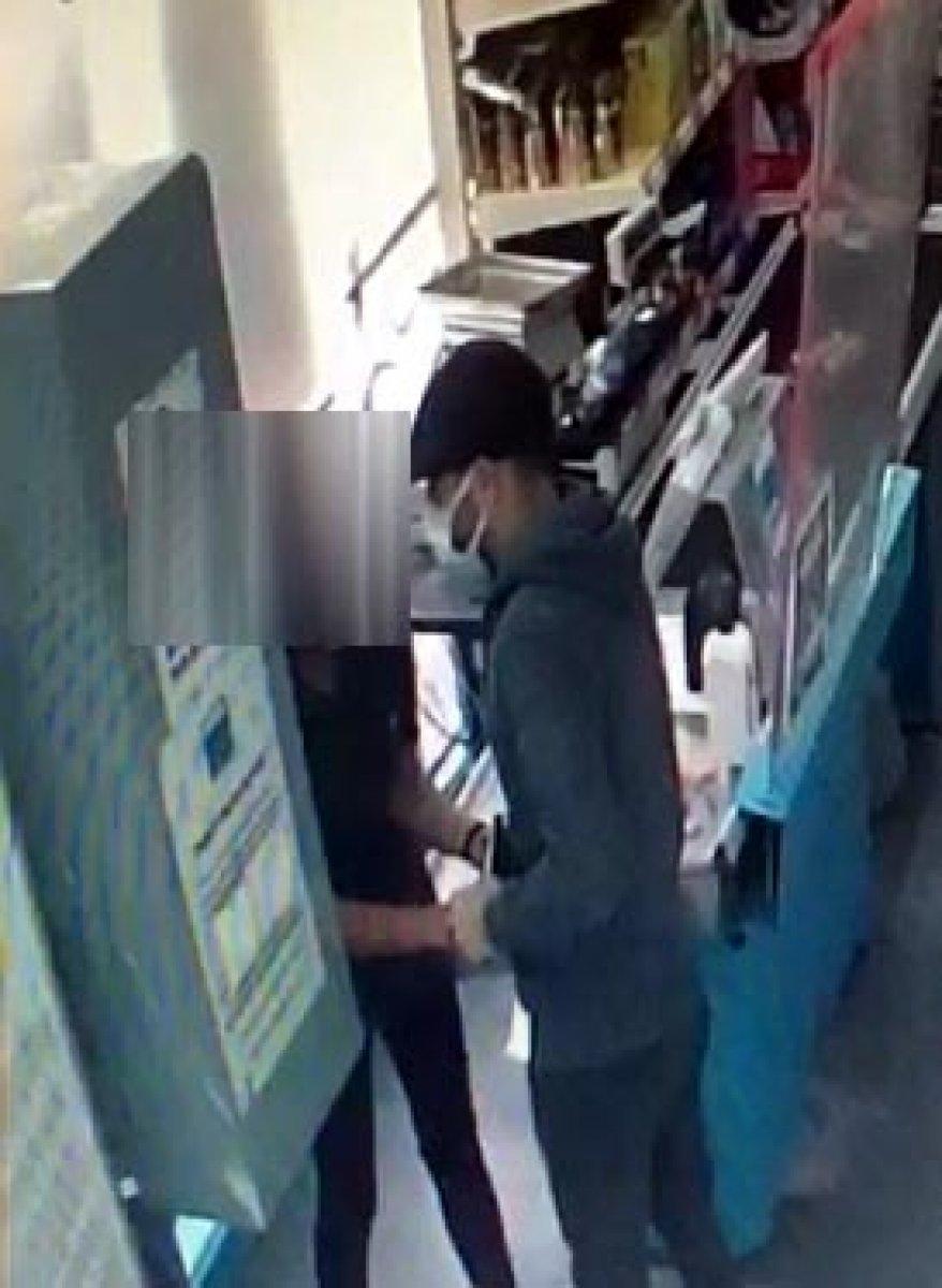 Nevşehir’de havalı tabanca ile markette soygun girişimi kamerada