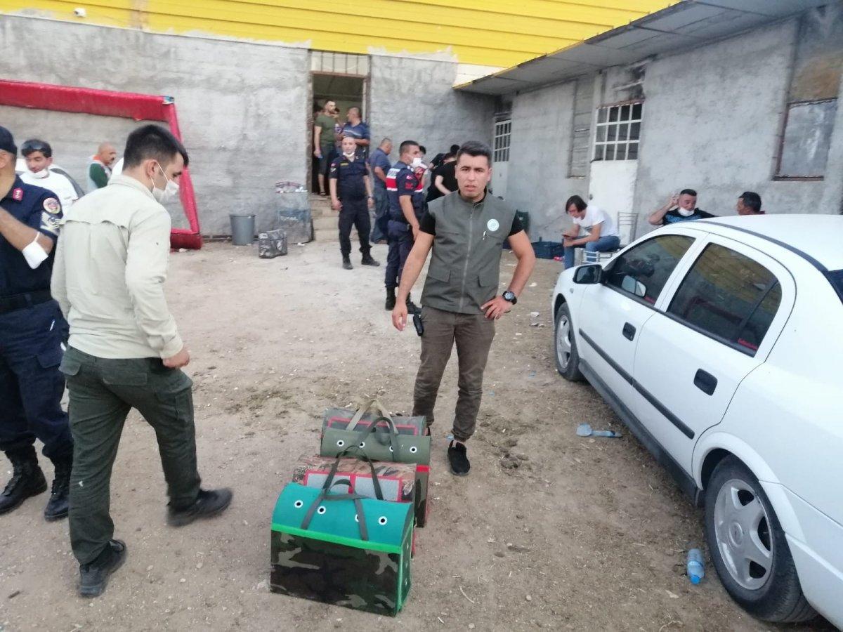 Gaziantep'te horoz dövüştüren 40 kişi, 60 bin lira ceza ödedi