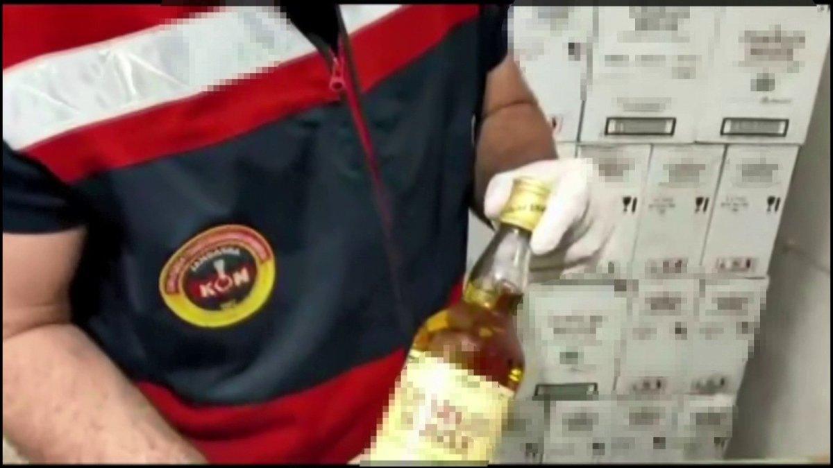 İstanbul’da 10 bin litre sahte içki ele geçirildi