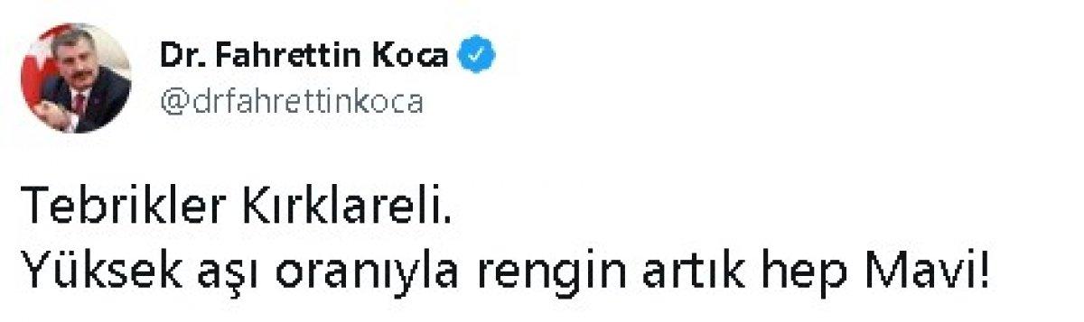 Bakan Fahrettin Koca: Koronavirüs aşısında 57 milyon dozu geçtik