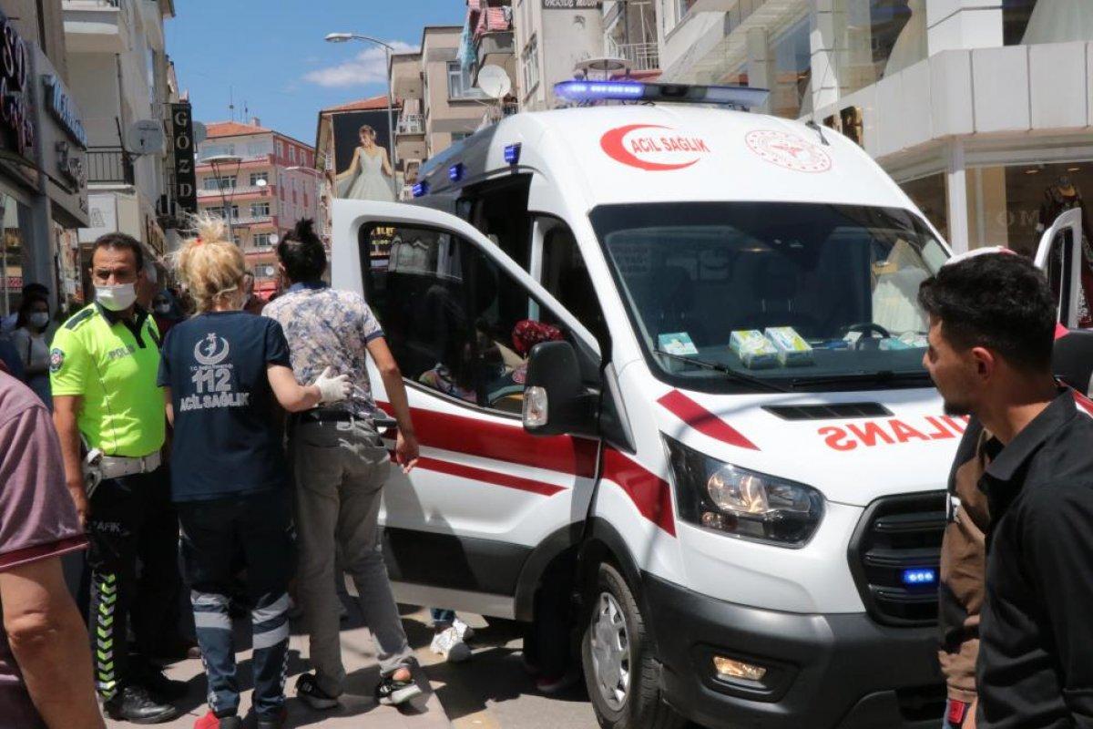 Kırıkkale’de kurye 8 yaşındaki çocuğa çarptı