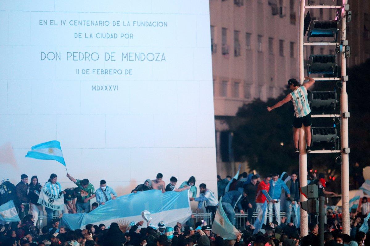 Arjantin halkı Kupa Amerika zaferini kutluyor
