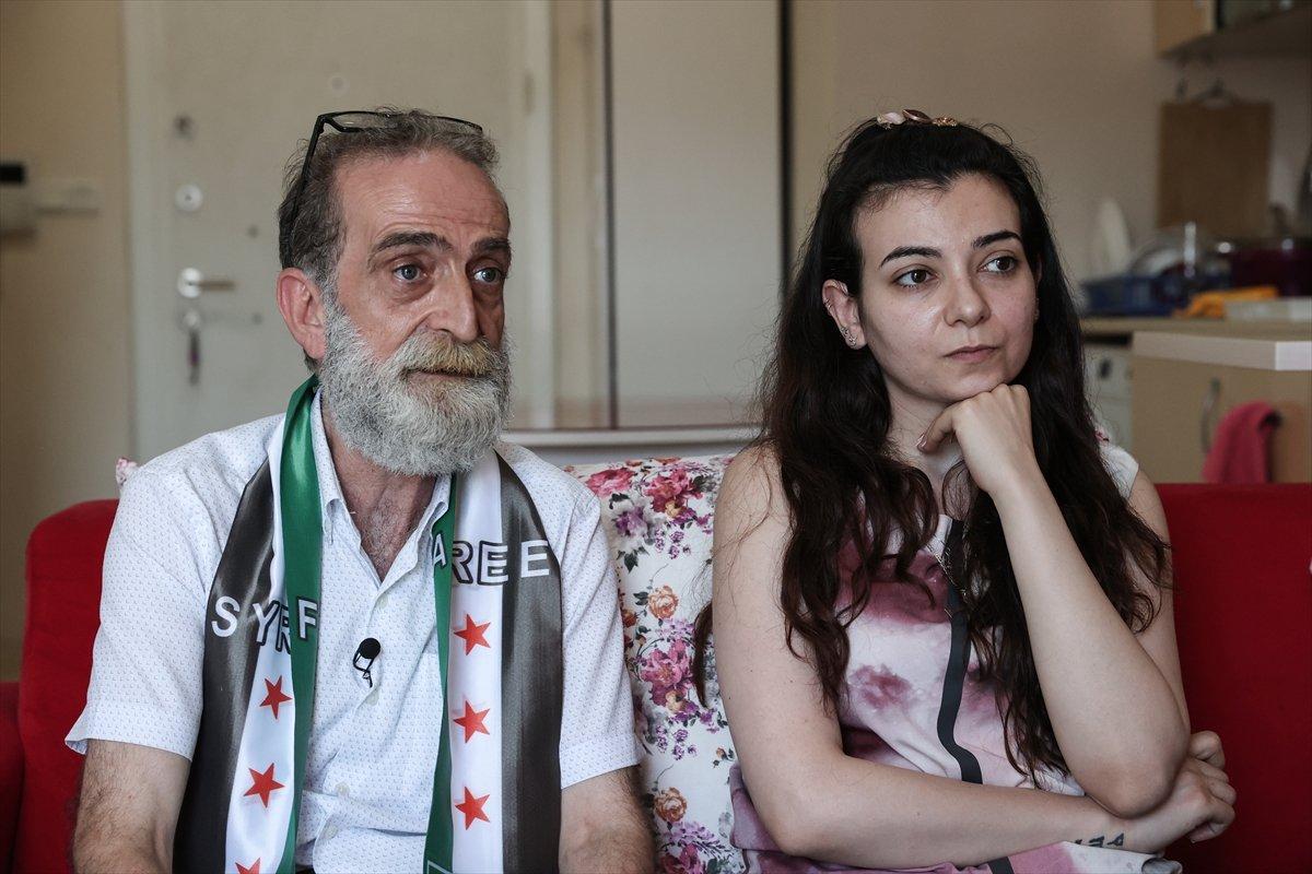Suriyeli baba ile kızı 12 yıl aradan sonra İstanbul'da kavuştu