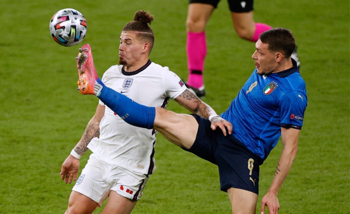 İtalya-İngiltere maçında Chiellini'nin yaptığı faul