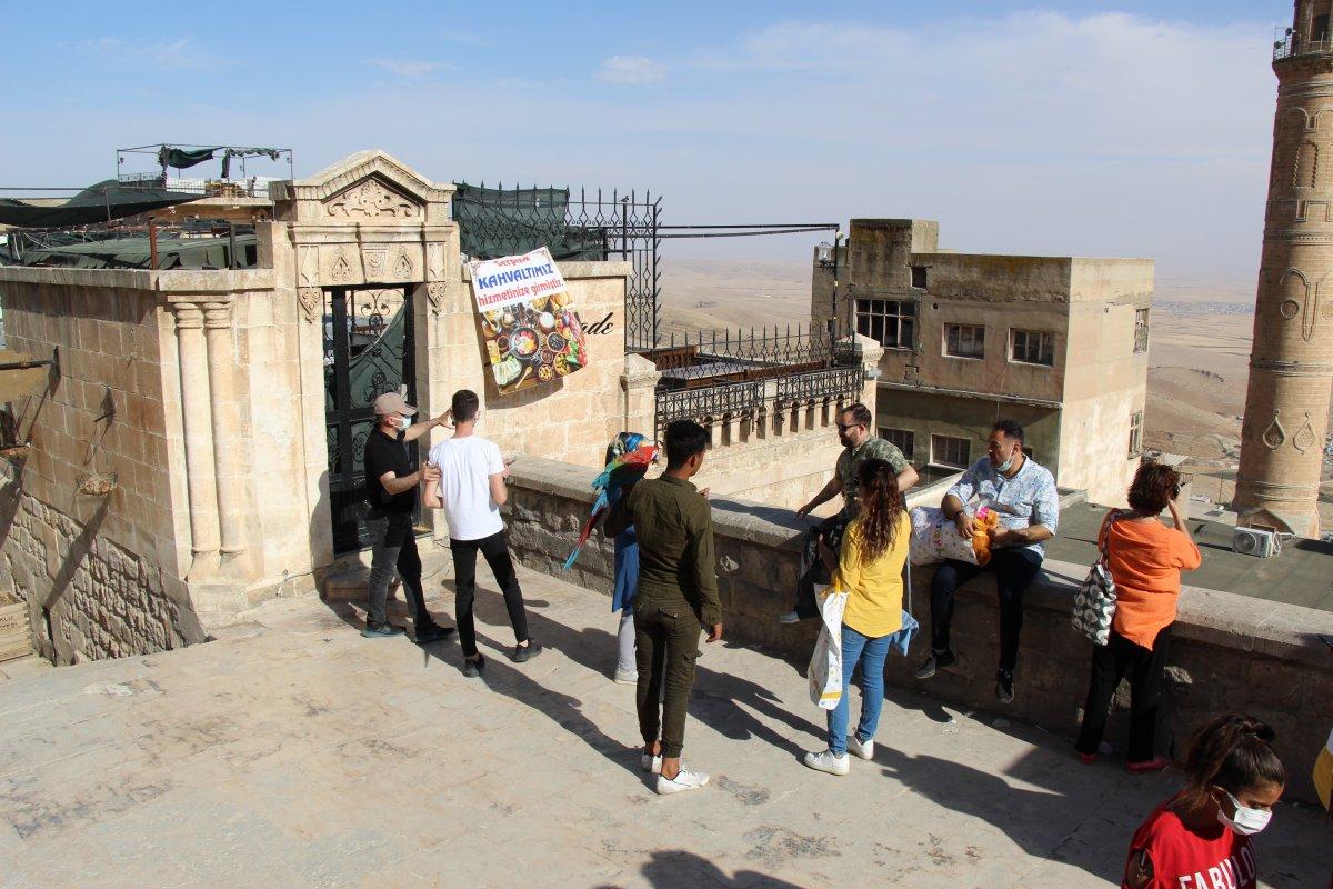 Mardin'de turist yoğunluğu