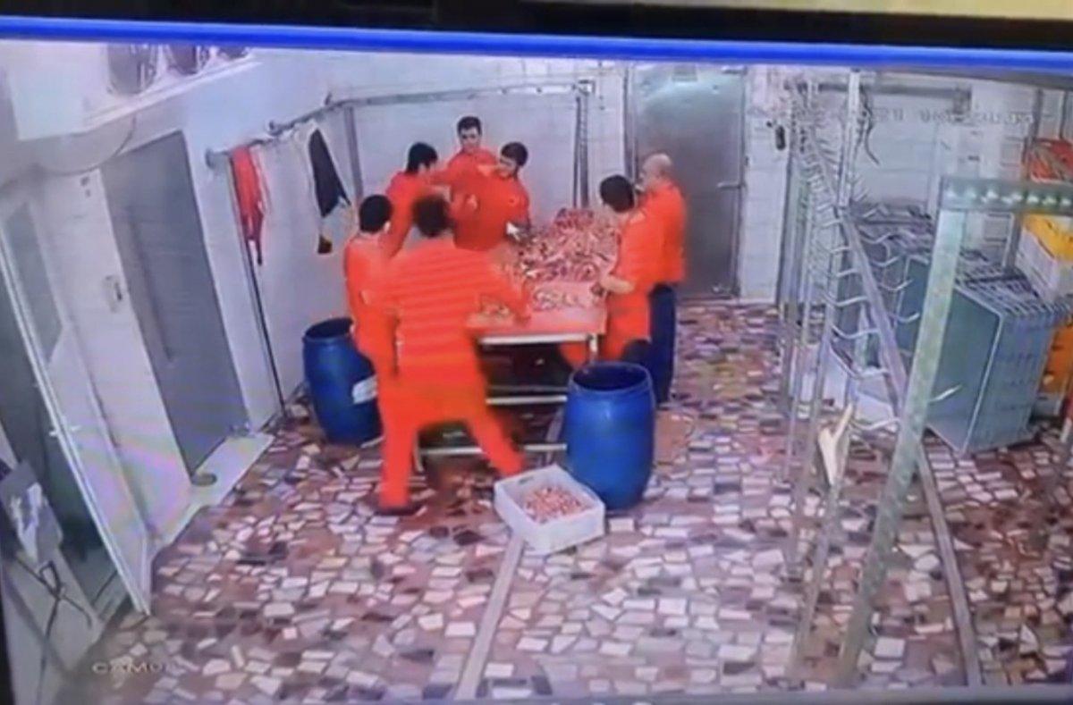 Kağıthane'de kasapta çalışan iş arkadaşını öldürdü